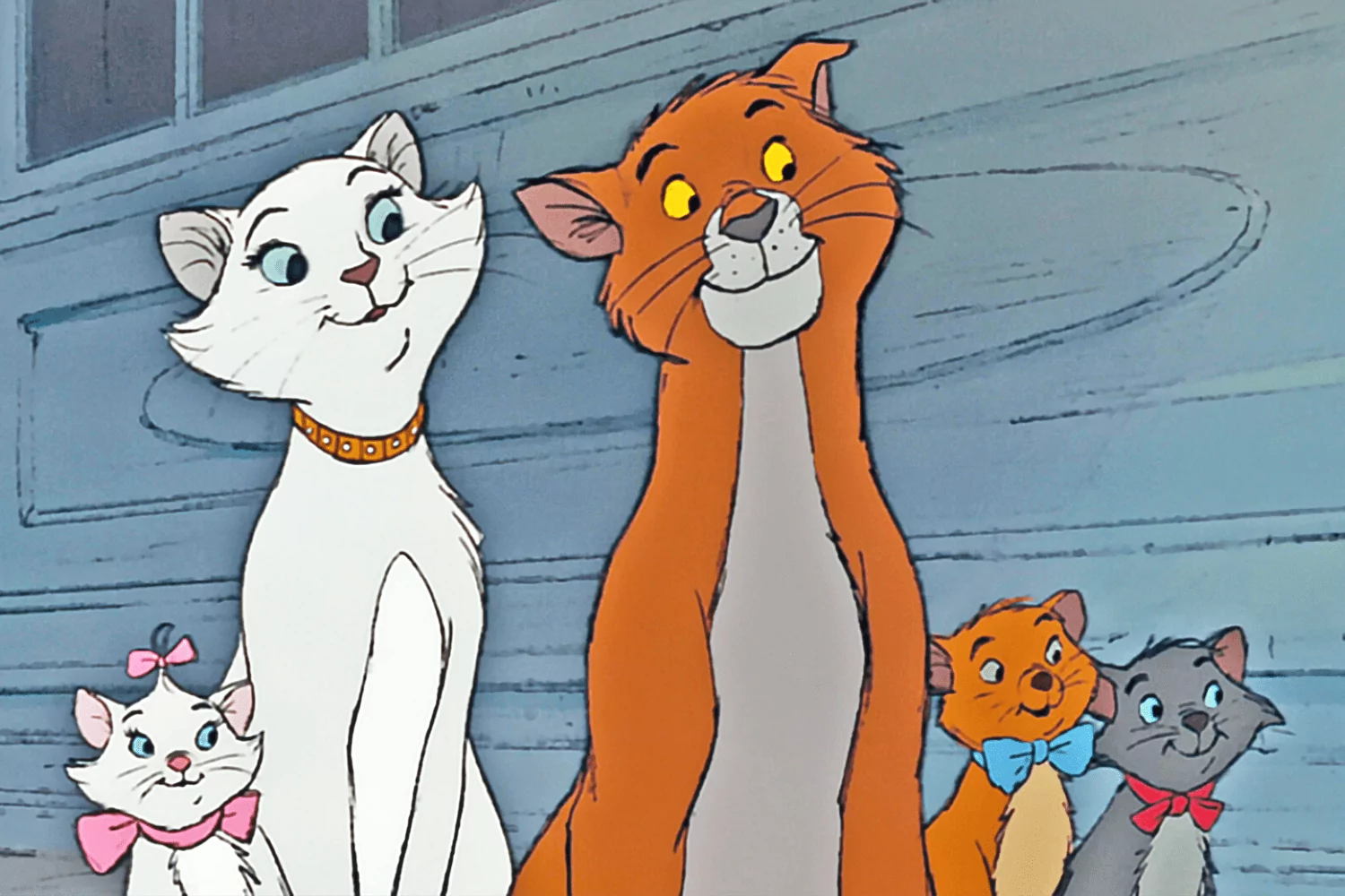 Die animierte Aristocats-Familie von Disney
