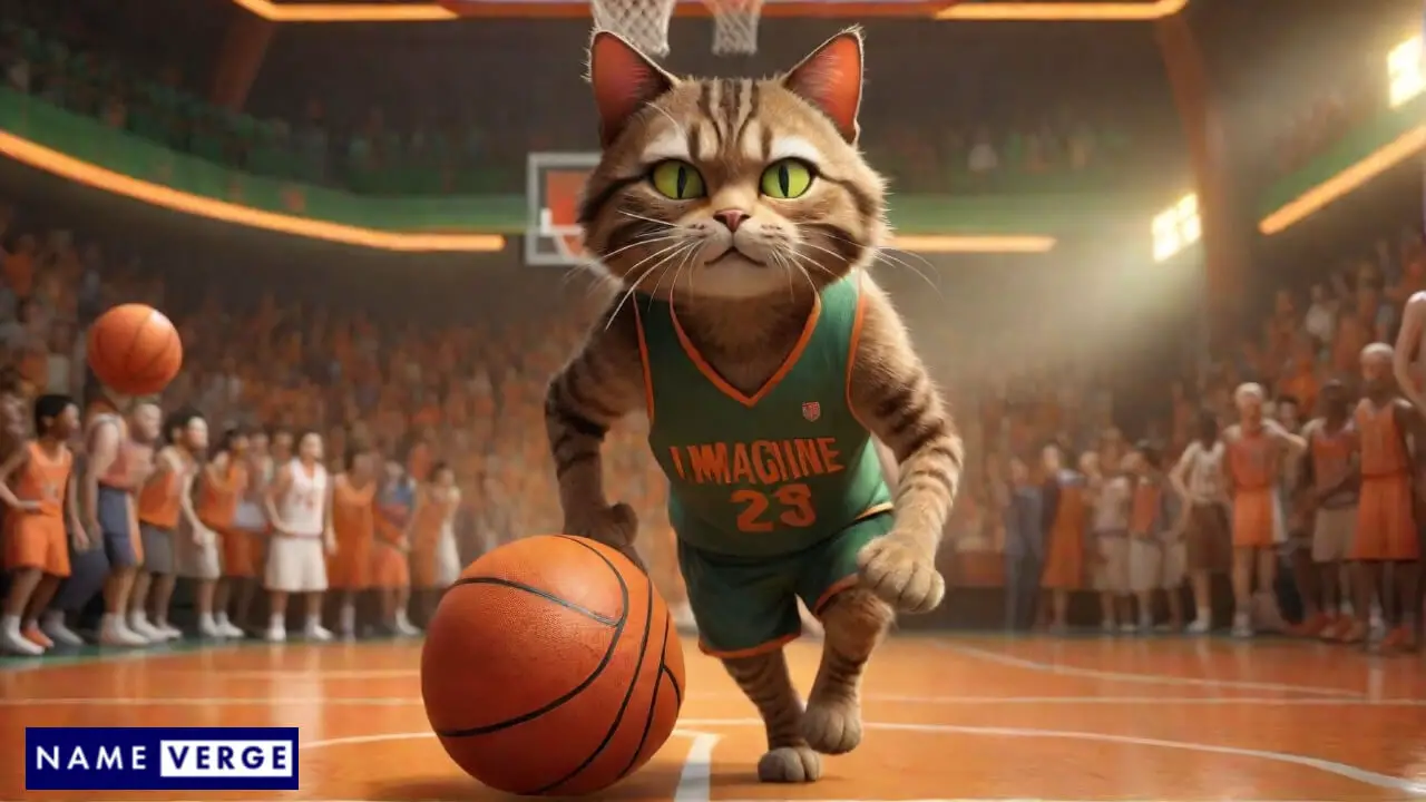 Vom Basketball inspirierte Katzennamen