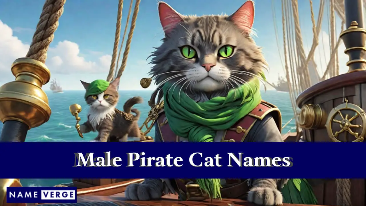 Männliche Piratenkatzennamen