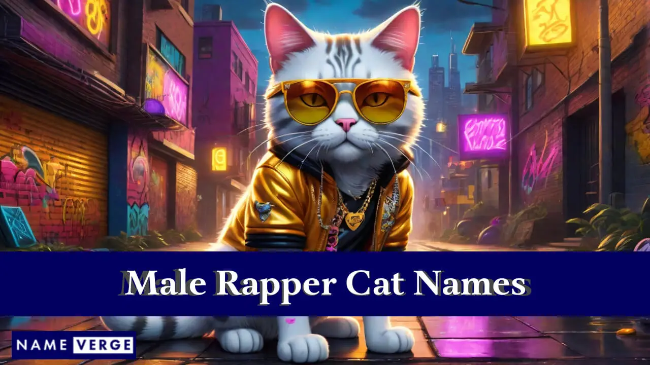 Männliche Rapper-Katzennamen