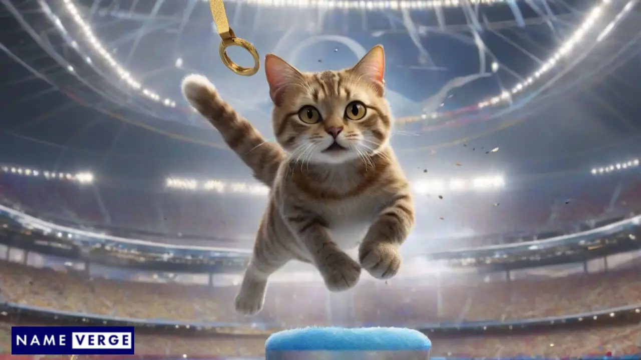 Von den Olympischen Spielen inspirierte Katzennamen
