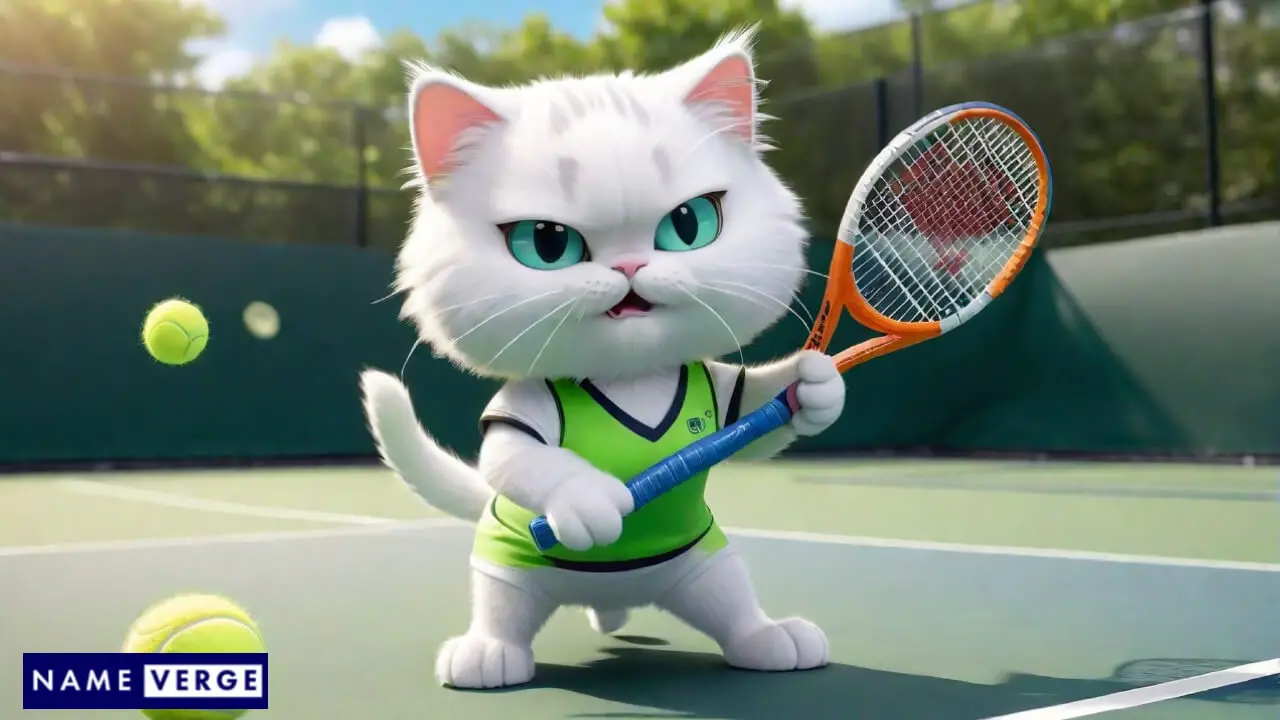 Vom Tennis inspirierte Katzennamen