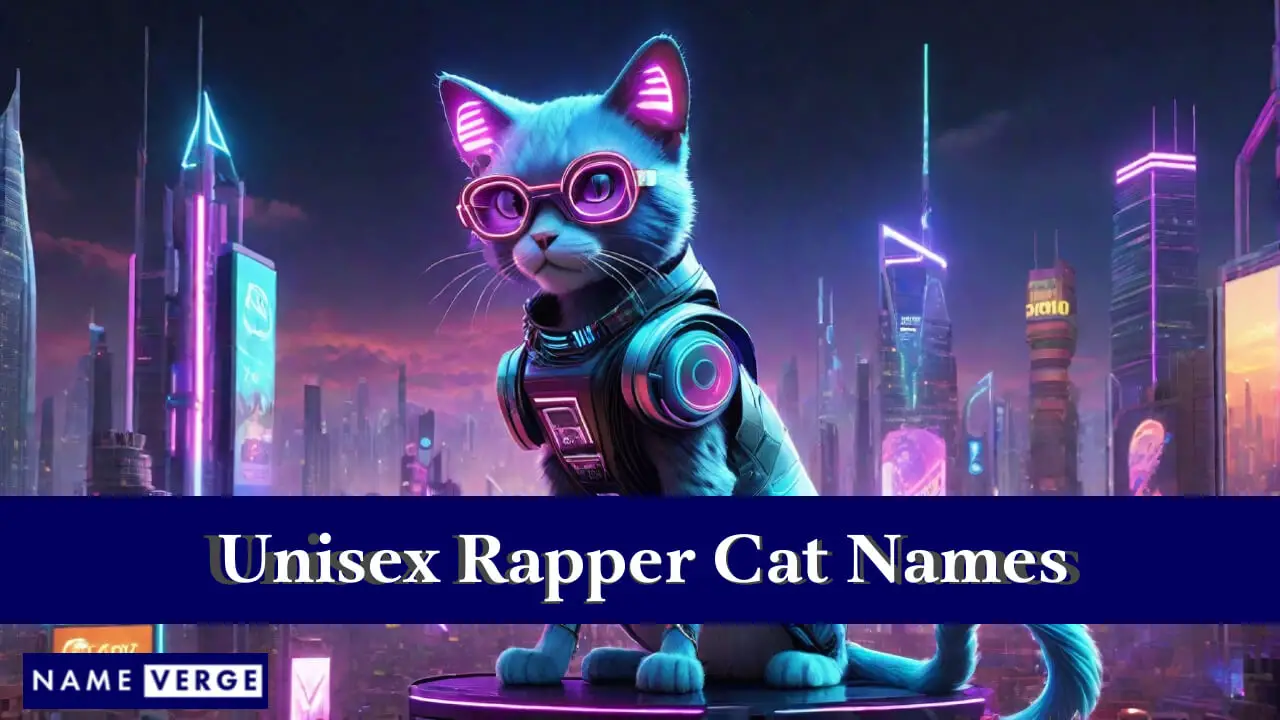 Unisex-Rapper-Katzennamen