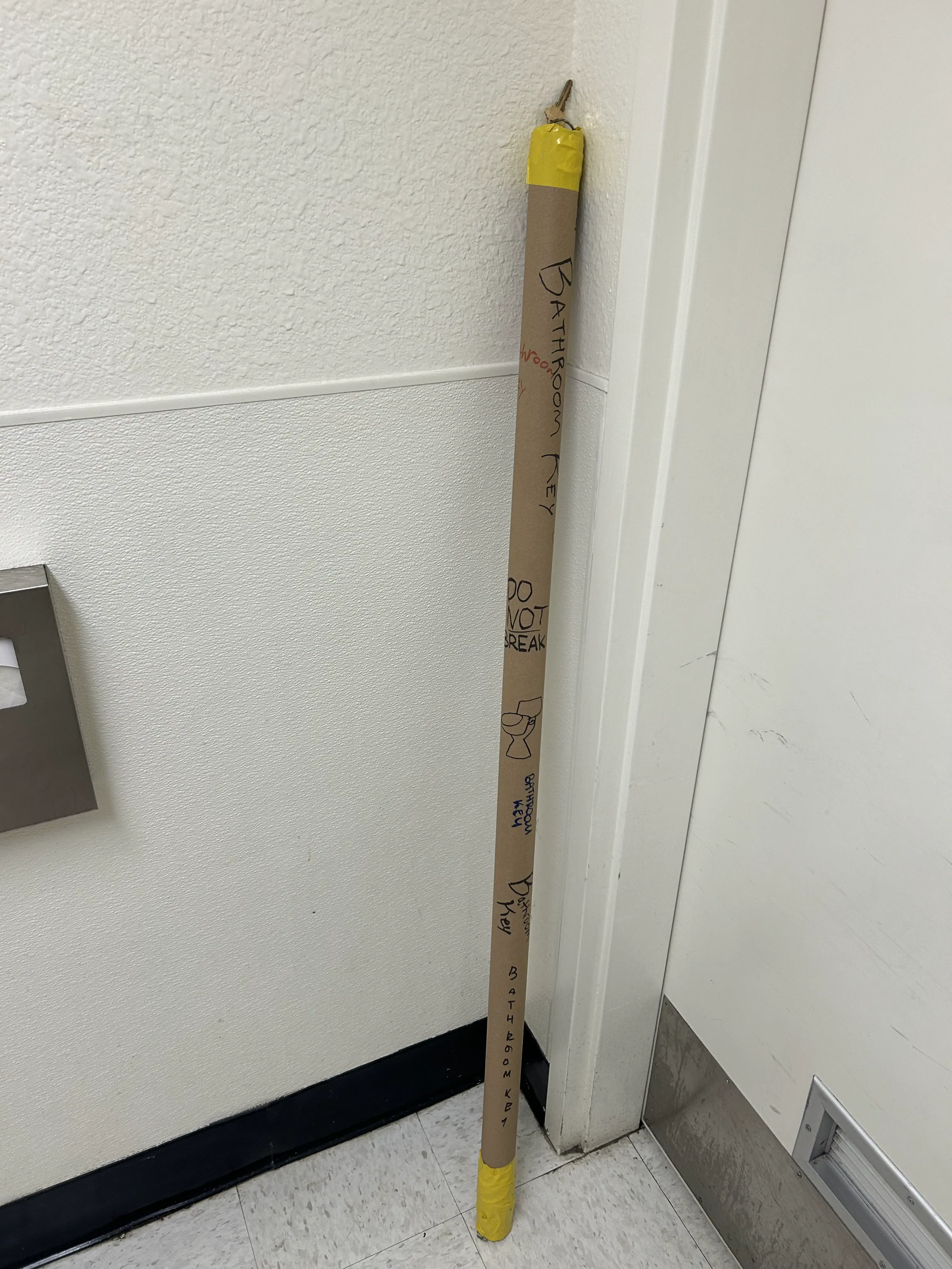 17 Wild Oddities That Redefine 'Massive'! đ 27 Absolute Units of a bathroom key