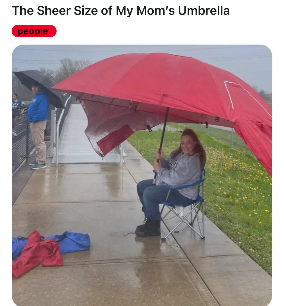 Absolute Units of an umbrella 