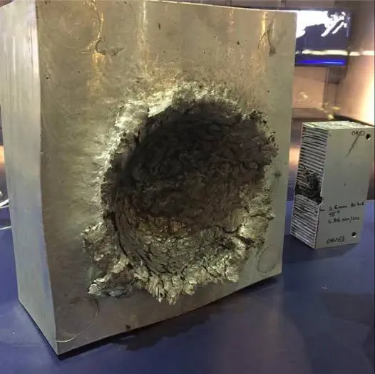 20 Unbelievable Massive Marvels That Will Stun You! đ 23 Absolute Units of impact of a 14g, 1.3cm piece of plastic on a block of aluminum at a speed of 24000 km/h.