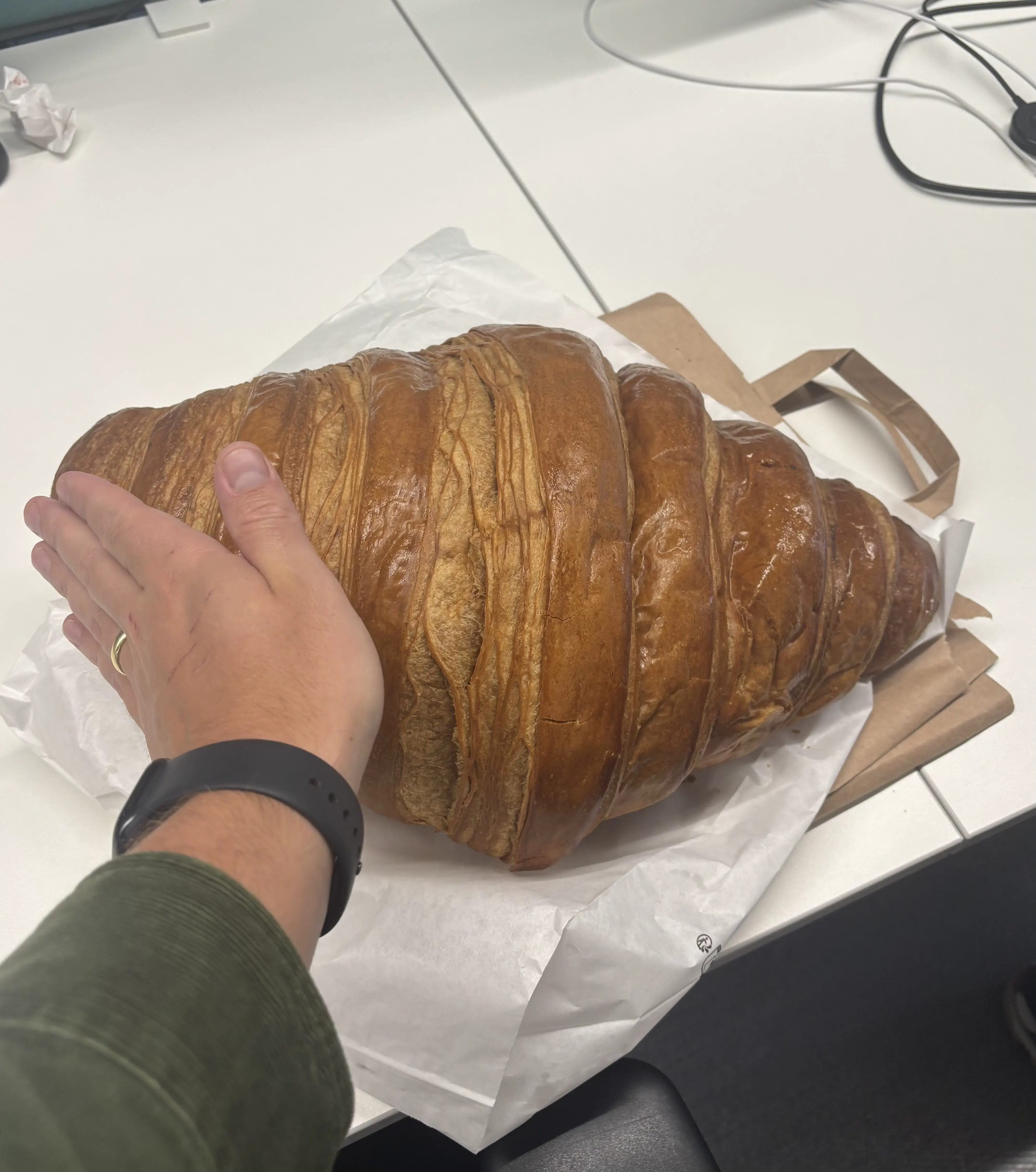 14 Massive Oddities That Will Challenge Your Perception of Size! đ 21 Absolute Units of a crossaint