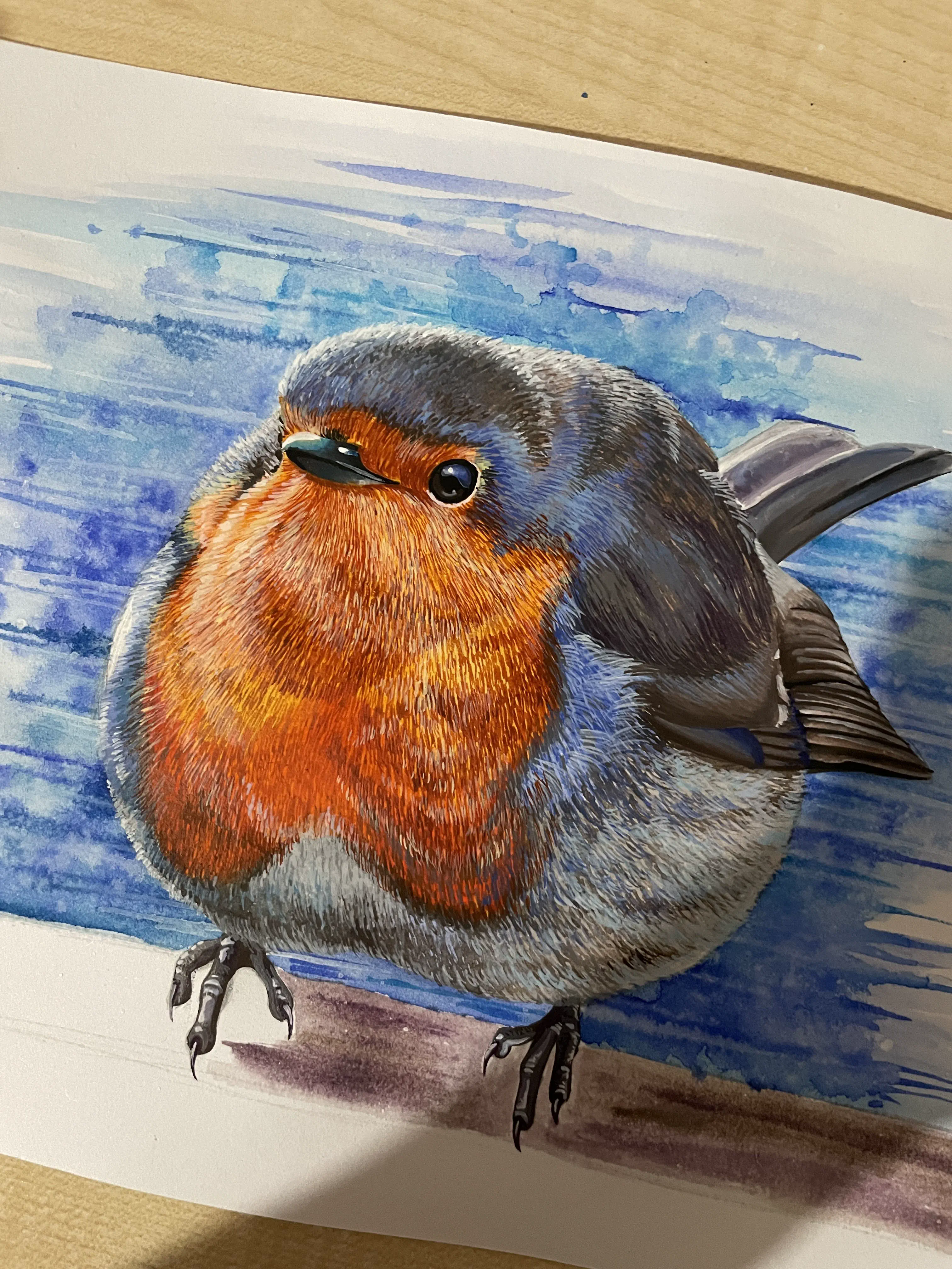 9 Unbelievable Absolute Units That Will Leave You Speechless! đ 15 Absolute Units of a Robin I painted