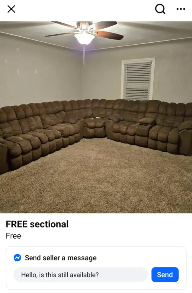 12 Astonishing Absolute Units That Will Leave You Amazed! 🤯🌟 78 absolute units of a sectional on marketplace