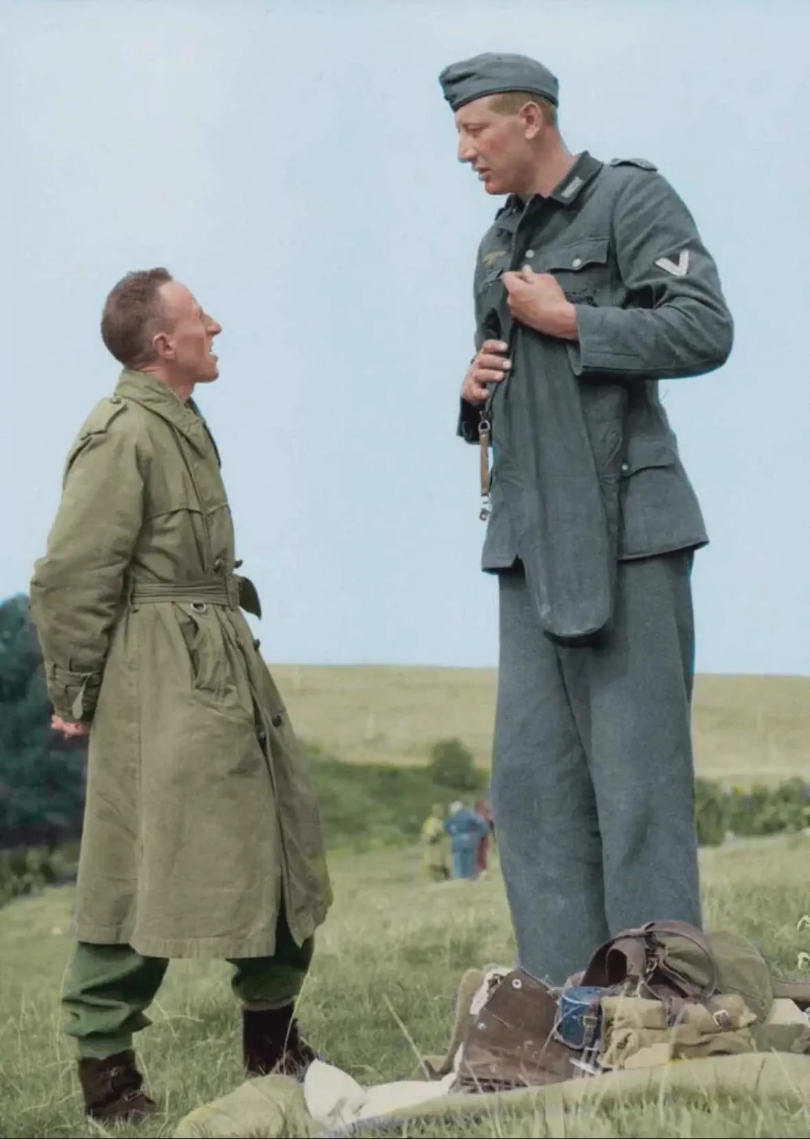 8 Absolute Units That Made Us Question Reality 🫣 17 Extremely tall 7 foot 3 inch German soldier towering over fellow soldiers