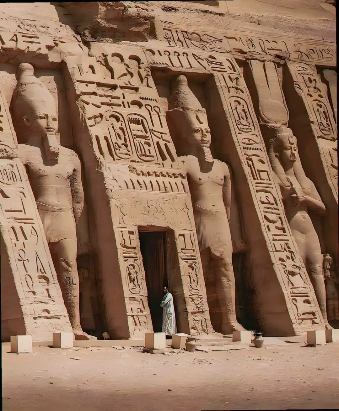 12 Breathtaking Behemoths You Didn't Know Existed! 🌍✨ 25 Absolute Units of a Temple of Nefertari at Abu Simbel in Egypt