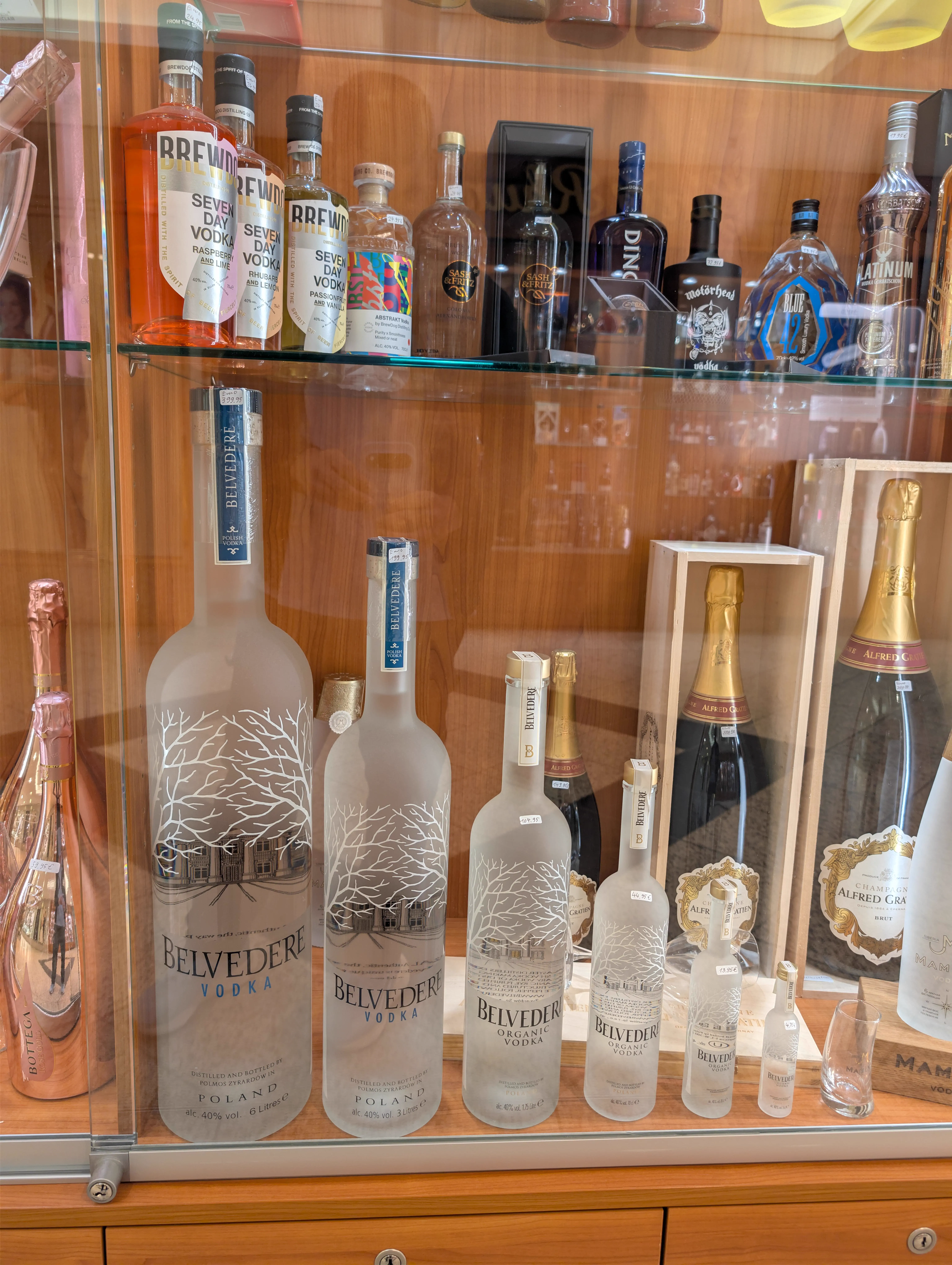 We Found 8 Things That Have No Business Being This Big đ« 15 Oversized vodka bottle dwarfing normal bottles
