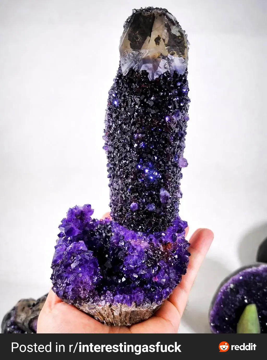8 Everyday Objects That Mutated Into Absolute Units 13 Absolute Units of an amethyst formation