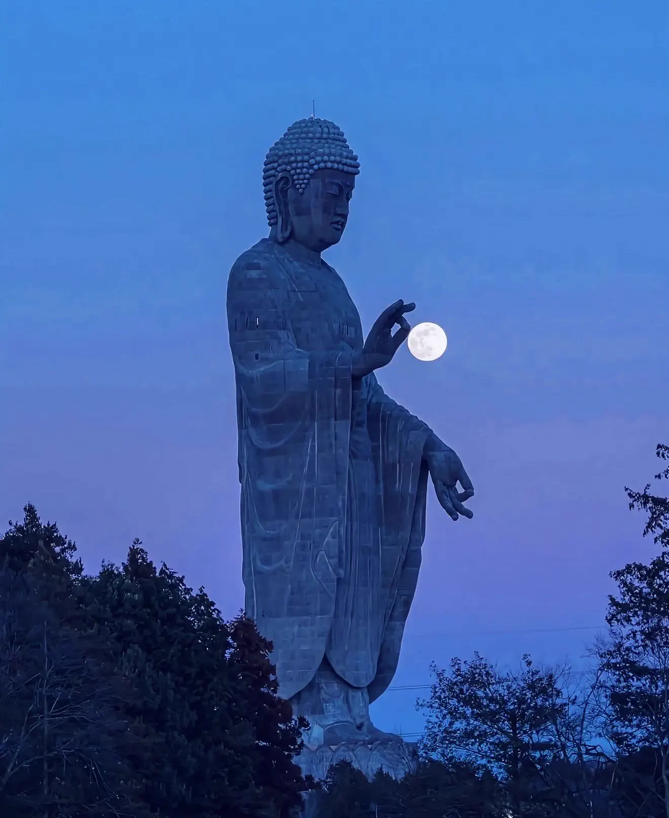 The 10 Chonkiest Units Ever Spotted in the Wild đ« 21 A colossal Buddha statue towering over the landscape